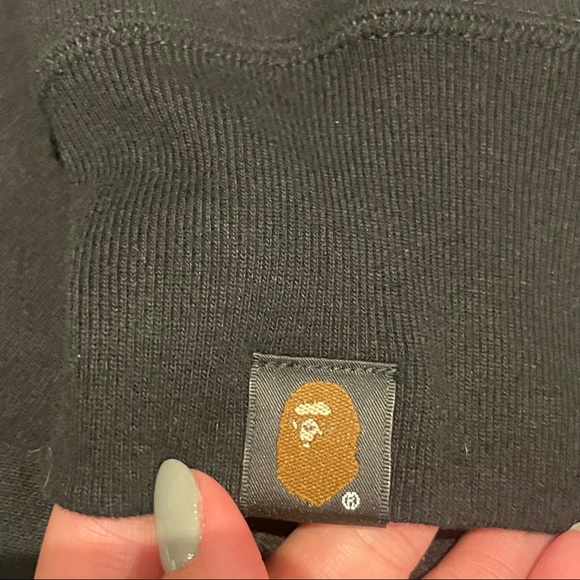 BAPE x Mastermind Half Skull Half Shark Pullover Size Small Black - Picture 7 of 13